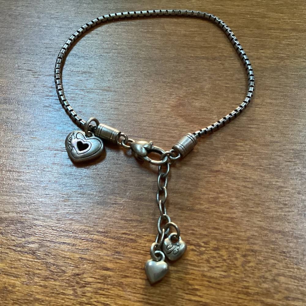 Brighton Silver-tone Bracelet Fits 8.5” wrist size
